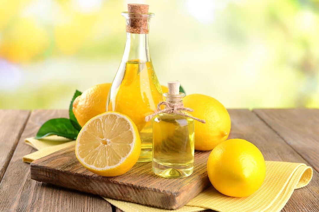 Éther de citron - le principal pour blanchir la peau du visage